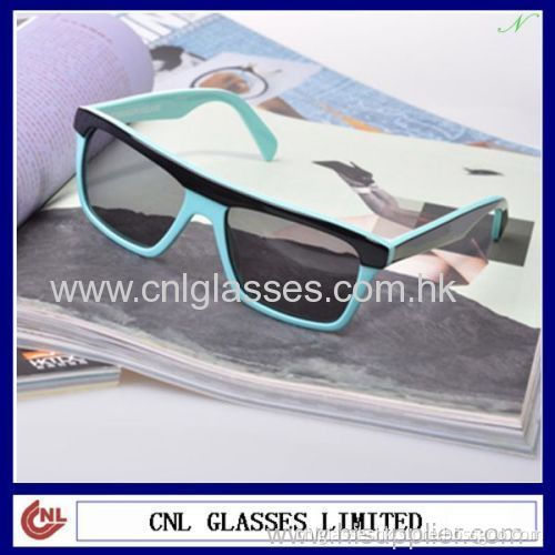 Trendy Eyeglasses Frame, Fashion Black Double Layer Sunglasses (s0690u)
